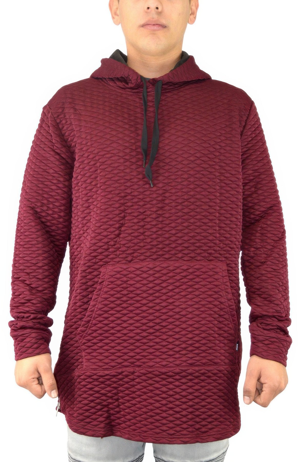 Quilted Pullover Hoodie Sweatshirts