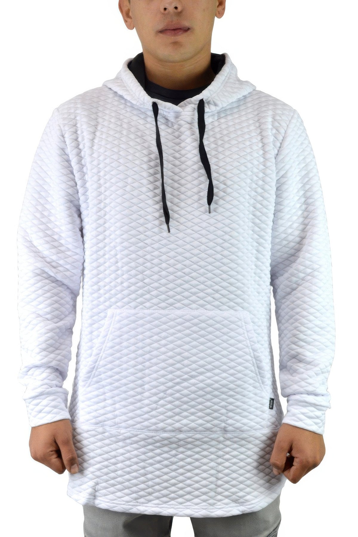 Quilted Pullover Hoodie Sweatshirts